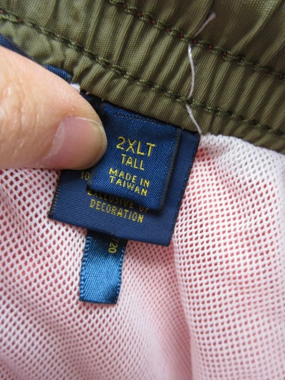 Polo Ralph Lauren Swim Trunks XXL Tall Bathing Suit Pony Mesh Lined